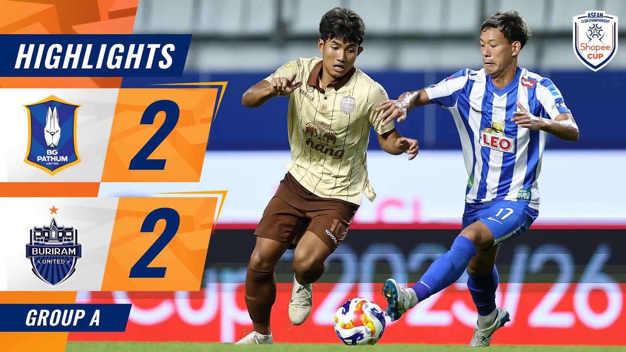 BG PATHUM UNITED 2-2 BURIRAM UNITED | #SHOPEECUP 2025/2026 HIGHLIGHTS